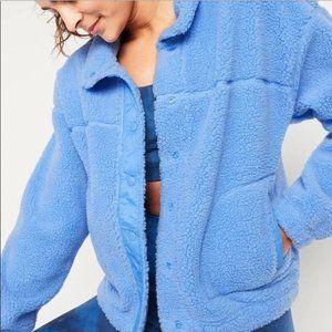 Old Navy | Women's Sherpa Snap-Front Flurry Crop Jacket, Never Worn!